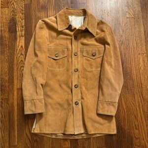 Vintage Californian dyed leather jacket size small